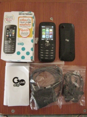 +++++โทรศัพท์มือถือ Go Live 3031 มือสอง ใช้กับซิม 3G ประกันฯ ยังเหลือ+++++