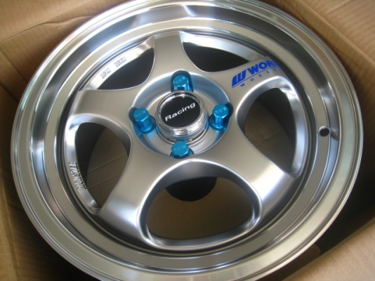 ขายล้อแม็กของใหม่ S1R 15"x7.5" 4/100 et 38 +ยางใหม่ 15500 บาท(081-3747940)