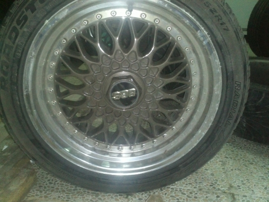ขายแม็กbbsขอบ17กว้าง7.5ใส่ได้ทั้ง4รู114และ5รู114ราคา5500ต่อรองได้คับ0802373520
