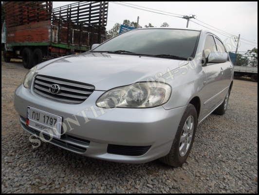 ขายด่วน รถเก๋ง TOYOTA, COROLLA ALTIS 1.6 (ABS-AIRBAG) โฉม altis ตัวใหญ่ เกียร AUTO เดิมๆ ทั้งคัน ไม่เคยติดเเก็ส เดิมๆ ประหยัด รถพร้อมใช้ ราคาสุดคุ้ม