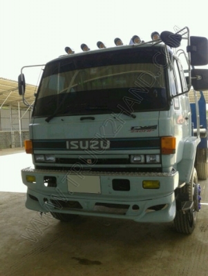 รถบรรทุก 10 ล้อท้ายเป็ด ติดเครน ยี่ห้อ ISUZU รุ่น ROCKY 240 แรงม้า นางฟ้าแท้
