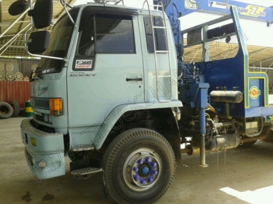 รถบรรทุก 10 ล้อท้ายเป็ด ติดเครน ยี่ห้อ ISUZU รุ่น ROCKY 240 แรงม้า นางฟ้าแท้