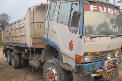ขายรถบรรทุก10ล้อ2เพลาดั้ม MITSUBISHI FN 527 TD 195HP 2289 เครื่องดี คัสชีส์สวย
