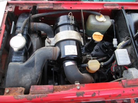 รหัส:13001118รถพรวนดินนั่งขับเครื่องยนค์ดีเซลขนาด13PSพร้อมโรตารี่สามารถถอดเข้าออกได้www.nihonmono.com