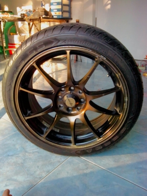 ขายmax ขอบ 17 พร้อมยางปี 12