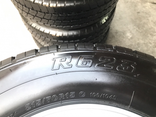 ล้อแม็กใหม่ป้ายแดง Mitsu Triton พร้อมยาง 215-70-15 Bridgestone ปลายปี 16 ล้อแม็กใหม่ป้ายแดง Mitsu Triton พร้อมยาง 215-70-15 Bridgestone ปลายปี 16
