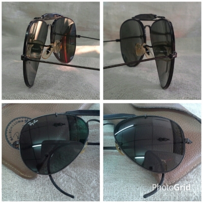 แว่นตาอเมริกันวินเทจ ยุค &#039;80s  &#039;สิงห์ดำ&#039;  Original B&amp;L RAYBAN USA  ตัวแท้!  จริงใจ-ไม่จิงโจ้!