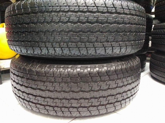 ล้อแม็ก Mitsubishi Pajero 17 ยาง Bridgestone 245 65 17 ปี 2013 ดอกหนา ทั้งชุด 8,900.- เทิร์นได้ ใส่ฟรี ส่งได้ทั่วไทยค่ะ