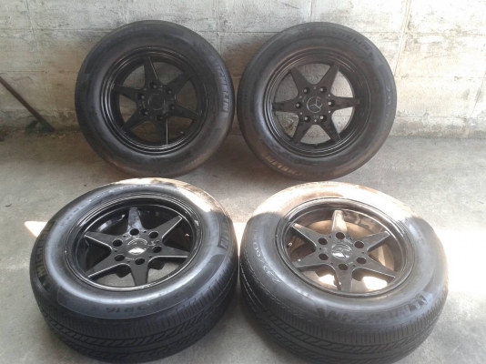 ขอบ16นิ้ว6รู พร้อมยาง ชุดนี้ ราคา 5800 บาท