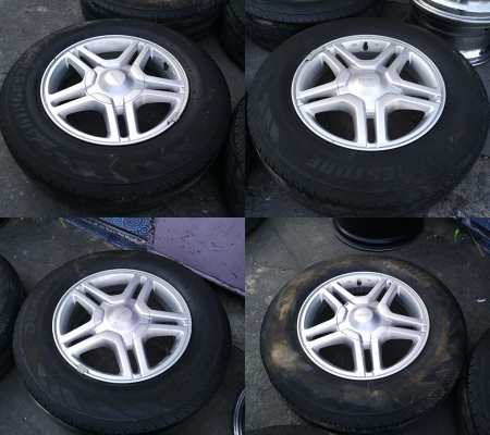 แม็ก Isuzu V-cross 16-17+ยางบริดสโตน V-cross17 Allnew16+ยาง