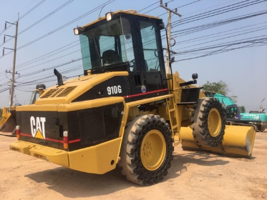 ขายรถตักล้อยาง CAT 910G รถนอกนำเข้าเองจากญี่ปุ่น สภาพสวยพร้อมใช้งาน มีVDOการทำงานครับ