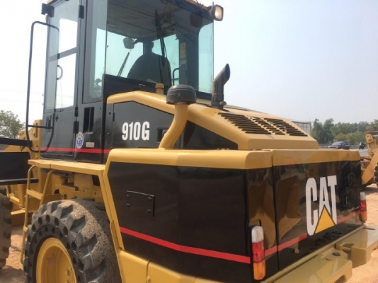 ขายรถตักล้อยาง CAT 910G รถนอกนำเข้าเองจากญี่ปุ่น สภาพสวยพร้อมใช้งาน มีVDOการทำงานครับ