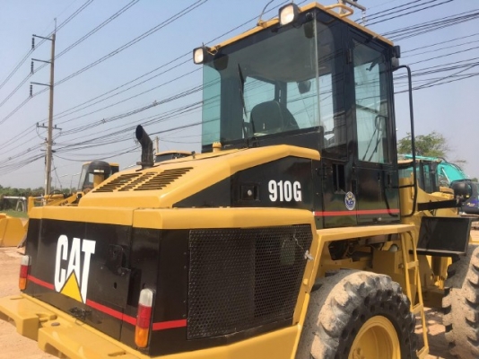 ขายรถตักล้อยาง CAT 910G รถนอกนำเข้าเองจากญี่ปุ่น สภาพสวยพร้อมใช้งาน มีVDOการทำงานครับ