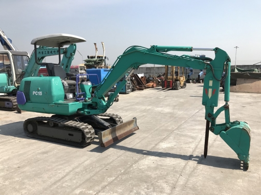 รถขุด Komatsu รุ่น PC15-3E เครื่องดำรุ่นใหม่ ขนาดเท่ากับ PC20 นำเข้าจากญี่ปุ่น สวยมาก รถขุด Komatsu รุ่น PC15-3E เครื่องดำรุ่นใหม่ ขนาดเท่ากับ PC20 นำเข้าจากญี่ปุ่น สวยมาก
