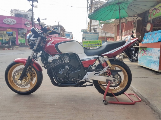 ขายแลกเทิร์นคับ HONDA CB400 TECH3 ปี2006 ท่อแต่ง จานเบรคหน้าหลังแต่ง แฮนด์บาร์ อินวอยส์ สรรพสามิตร ราคา 93500 บาท ส่งได้ทั่วไทยคับ สนใจติดต่อ 081-0578282 FACEBOOK ชาญณรงค์ ป๊อป ชัยอมฤต ไอดีไลน์ POPBIGBIKESAKON คับ สนใจรถสวย ถูก ดี ต้อง POP BIGBIKE SAKONNA