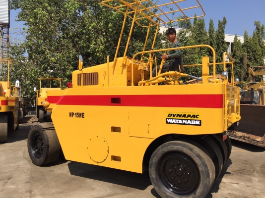 รถบดล้อยาง 7ล้อ WATANABE WP15WE (เก่านอก) เอกสารอินวอยซ์ ใช้งานใด้ทุกระบบ รถบดล้อยาง 7ล้อ WATANABE WP15WE (เก่านอก) เอกสารอินวอยซ์ ใช้งานใด้ทุกระบบ