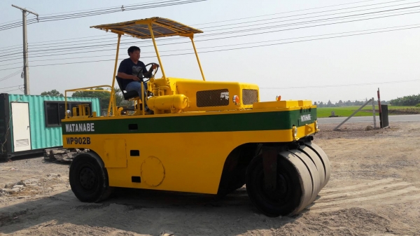 รถบดล้อยาง9ล้อ WATANABE WP902B พร้อมใช้งาน รถบดล้อยาง9ล้อ WATANABE WP902B พร้อมใช้งาน