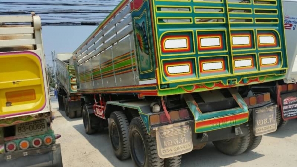 ขายรถพ่วง Isuzu เครื่อง 360 แรง ปี 55 ดัมพ์มิเนียม ลูก 3 เพลาปี 57 ทะเบียนพร้อม ขายรถพ่วง Isuzu เครื่อง 360 แรง ปี 55 ดัมพ์มิเนียม ลูก 3 เพลาปี 57 ทะเบียนพร้อม