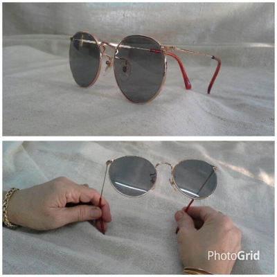 แว่นตา &#039;นอส&#039; อัลก้าผู้ยิ่งใหญ่ &#039;หยดน้ำ-จอห์น เลนนอน&#039; Authentic ALGHA handmade in