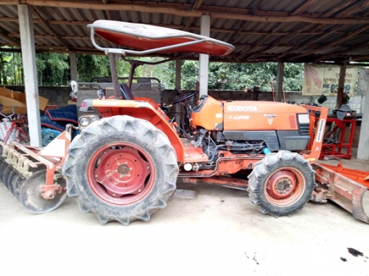 ขายรถไถ L4508 อุปกรณ์ 3 ชิ้น ผาน ใบดัน โรตารี่