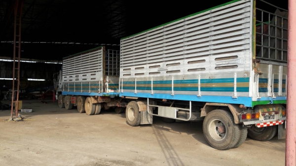 Isuzu 270 แรงม้า พ่วงแม่ลูก 2 คาน คอกเกษตร พร้อมใช้งาน