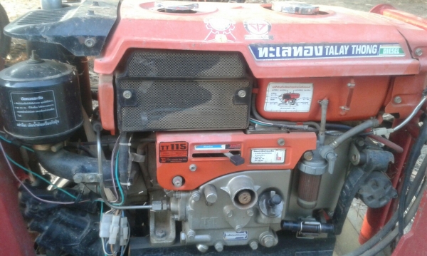 ขายรถไถนั่งขับ+ใบดัน+ผาน3+ล้อเหล็ก