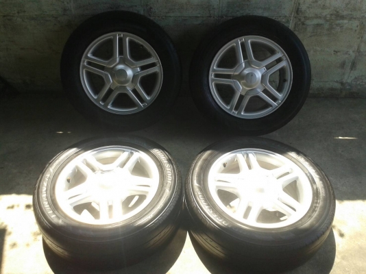 ล้ออีสุ ขอบ16นิ้ว6รู พร้อมยาง ชุดนี้ ราคา 5900 บาท