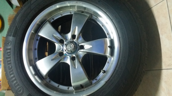 ล้อแม็คขอบ17"4วง**แถมยาง2เส้น