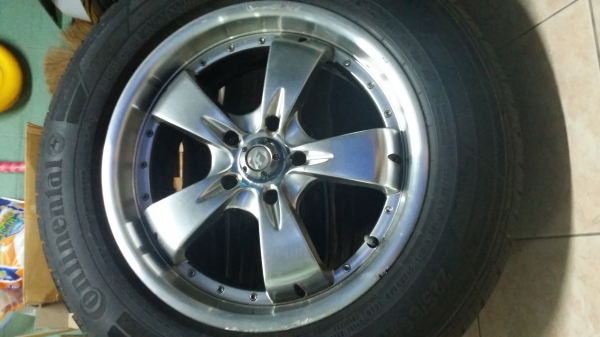 ล้อแม็คขอบ17"4วง**แถมยาง2เส้น