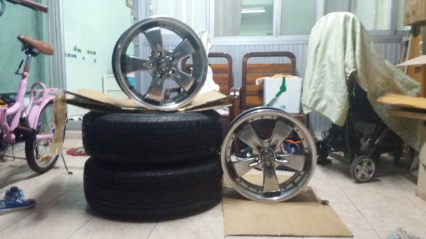 ล้อแม็คขอบ17"4วง**แถมยาง2เส้น