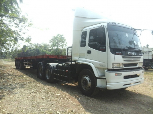 ขายหัวลากพร้อมหาง Isuzu เครื่อง 320 แรง ปี 49 หางพนัส 3 เพลา ทะเบียนพร้อม ขายหัวลากพร้อมหาง Isuzu เครื่อง 320 แรง ปี 49 หางพนัส 3 เพลา ทะเบียนพร้อม