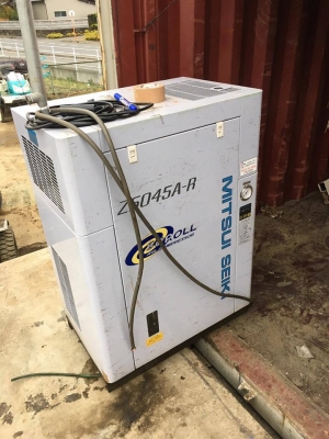 ปั๊มลมสกรู ปั๊มลมเก่าญี่ปุ่น MITSUI SEIKI ปั๊มลมสกรู ปั๊มลมเก่าญี่ปุ่น MITSUI SEIKI