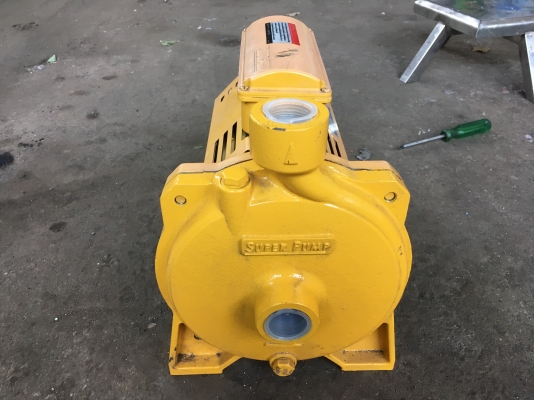 ชาย...ปั๊มน้ำ มิตซู 1.5 HP ท่อน้ำขนาด1นิ้ว