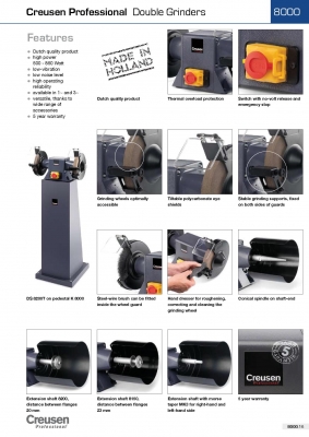 แท่นเจียระนัยตั้งโต๊ะ 2 หัว CREUSEN มือสองรุ่น DS8150TS พร้อมแท่นวางSSTและโต๊ะไม้สำหรับวางชิ้นงาน นำเข้าจากยุโรป (ประเทศฮอลล์แลนด์ ) แท่นเจียระนัยตั้งโต๊ะ 2 หัว CREUSEN มือสองรุ่น DS8150TS พร้อมแท่นวางSSTและโต๊ะไม้สำหรับวางชิ้นงาน นำเข้าจากยุโรป (ประเทศฮอลล์แลนด์ )