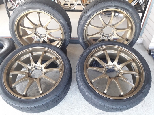 ล้อCE28 ขอบ22 กว้าง9  6รู ยางปี13  4 ล้อ