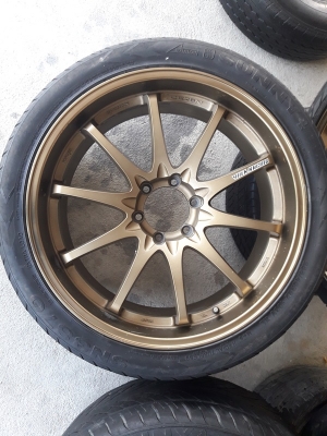 ล้อCE28 ขอบ22 กว้าง9  6รู ยางปี13  4 ล้อ