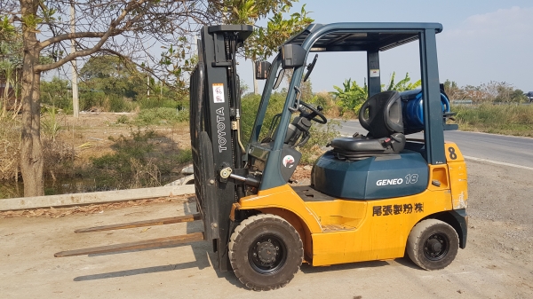 ขายด่วนรถยก TOYOTA 7FG18ยก1.8ตันถึง2ตันเสาสูง5เมตรทูฟรียางตัน4เส้นรถนอกเพิ่งเข้ามายังไม่เคยใช้งานในเมืองไทยเลย