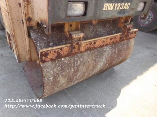 FROM JAPAN COMBINATION ROLLER BOMAG BW123AC / รถบดหน้าเหล็กหลังยาง - เลี้ยวเอว /ราคาเพียง 320,000 บาท