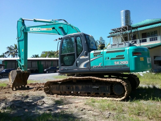 ขายรถแบคโฮ KOBELCO SK200-8 YN12 super X เอกสารใบแจ้งจำหน่าย ไมล์ 6424 ชม.ราคา 2300000