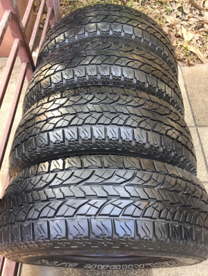 ยาง All Yokohama 265 70 16 ดอกเต็ม ไม่มีปะ ราคาไม่แพง