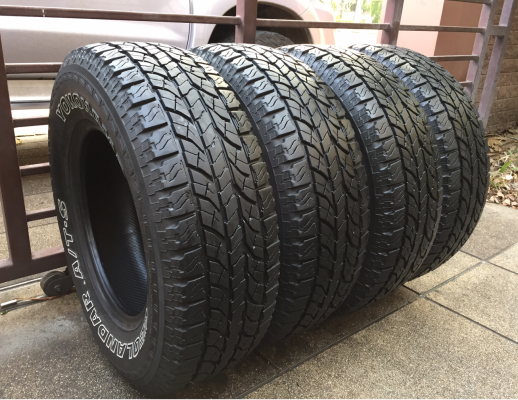 ยาง All Yokohama 245 70 16 ดอกเต็ม ไม่มีปะ ราคาไม่แพง