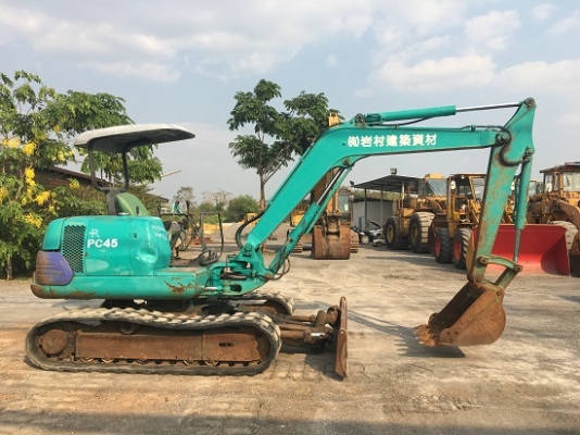 ขายแม็คโคร KOMATSU PC45-1 FROM JAPAN พร้อมใช้งาน นำเข้าจากต่างประเทศ ติดต่อ 063-9316985 ID LINE : 0639316985 ครับ