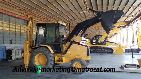 ขายรถตักหน้าขุดหลังมือสอง caterpillar รุ่น 424D สนใจติดต่อ marketing@metrocat.com