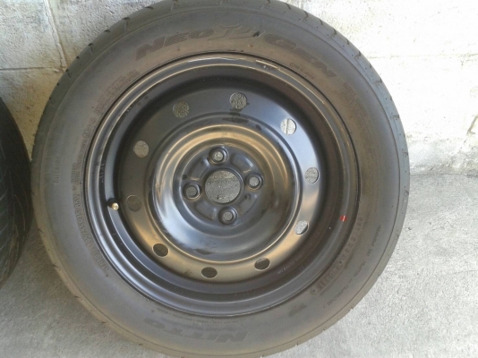 ล้อกะทะ ขอบ15นิ้ว4รู100 พร้อมยาง ชุดนี้ ราคา 1900 บาท ล้อกะทะ ขอบ15นิ้ว4รู100 พร้อมยาง ชุดนี้ ราคา 1900 บาท