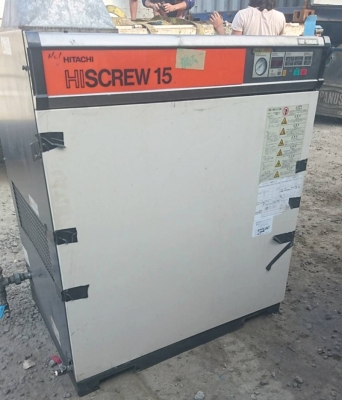 #เครื่องปั๊มลม มอเตอร์ Hitachi Screw Compressor 15kW / 22kW นำเข้าจากญี่ปุ่น by OEK
