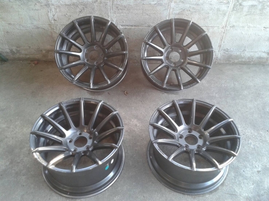 ขอบ17นิ้ว5รู114 หน้า8.5 หลัง9.5 ชุดนี้ ราคา 8600 บาท