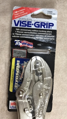ขายคีมล็อกVISE-GRIP 7WR รุ่น75ปี Made in USA.ใหม่เก่าเก็บ