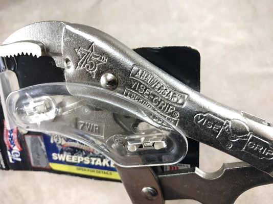 ขายคีมล็อกVISE-GRIP 7WR รุ่น75ปี Made in USA.ใหม่เก่าเก็บ