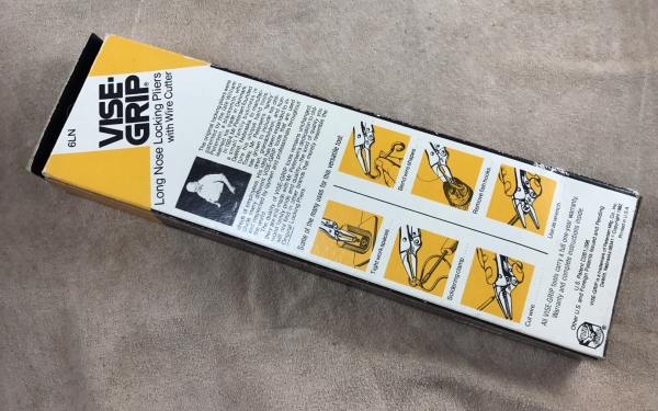 ขายคีมล็อคปากยาว VISE GRIP 6LN  MADE IN USA.