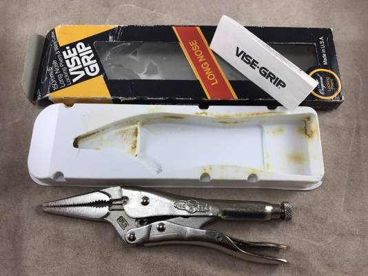 ขายคีมล็อคปากยาว VISE GRIP 6LN  MADE IN USA.